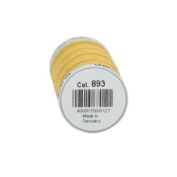 Нитки суперкрепкие Gutermann Extra Strong M782 №40 (100 метров), 5 кат. | 893 бежево-желтый