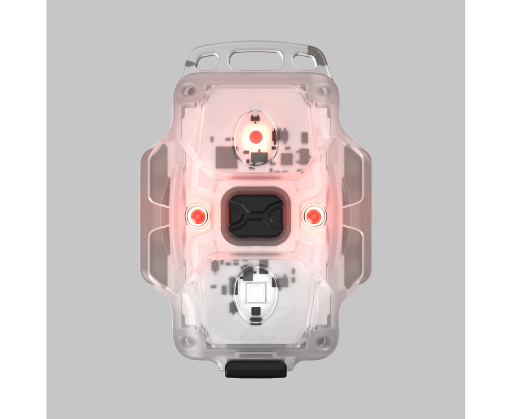 ARMYTEK - Фонарь CRYSTAL PRO Micro USB ( цвет корпуса - RED RUBY, свет - белый - красный )