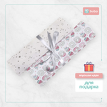 Пеленка текстильная BUBO BABY "SOFT" 100х120 см, кулирная гладь, 2 шт