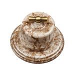 Выключатель 1кл., перекрестный, керамика, цвет мрамор B1-203-09