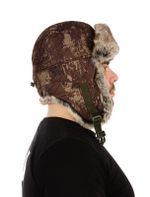 Шапка-ушанка алова, бурая кора