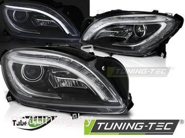 Передние фары BLACK LED для MERCEDES M-CLASS W166 11-15