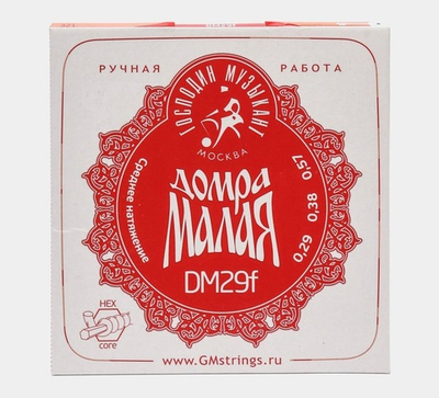 Струны для домры малой "Господин музыкант" DM29f