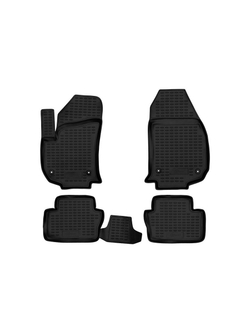 Коврики в салон для OPEL Zafira (B, C), 2005-2019, 4 шт. (Повышенная устойчивость, повышенная износостойкость) FORMAT.37.09.210K