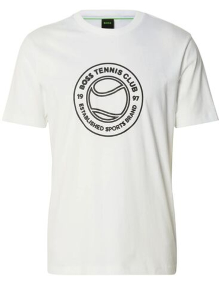 Теннисная футболка BOSS Join Logo - white