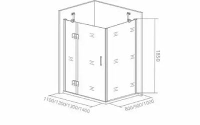 Душевой уголок Bas Saturn WTW 120*100*185 L