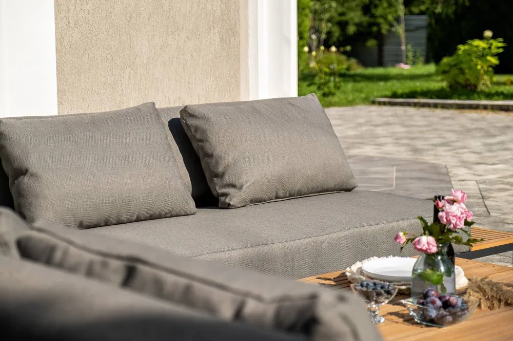 "Амальфи" трансформирующаяся лаунж-зона из алюминия, цвет графит