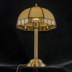 Citilux Шербург-1 CL440811 Настольная лампа витражная Бронза