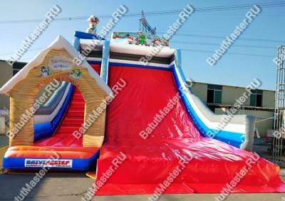 Батут "Зимняя горка" 12.5*8*8.5 м