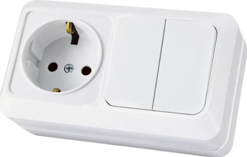 Блок электроуст. СУ 2-кл+роз с/з