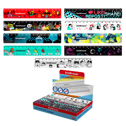 Линейка 15 см ErichKrause 59653