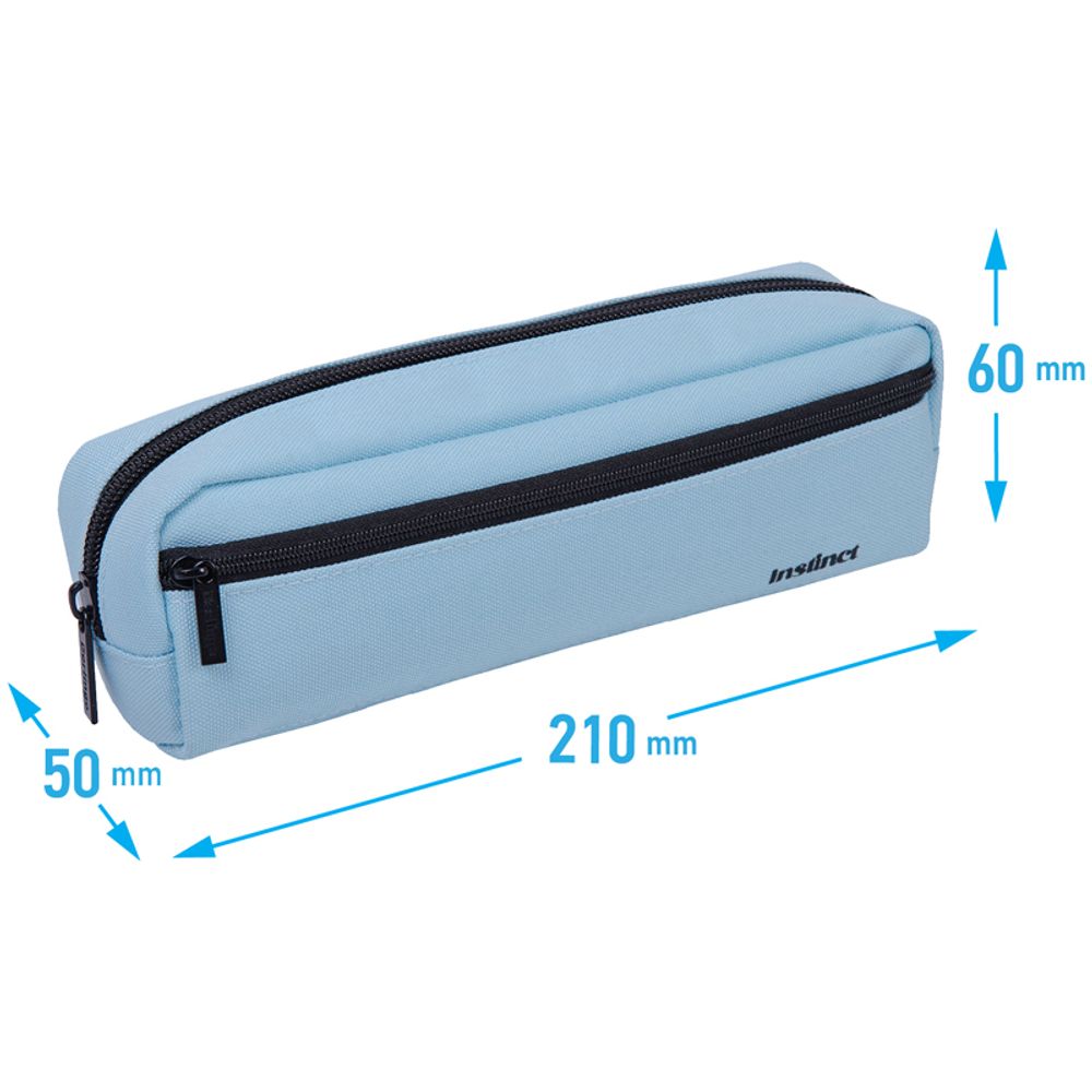 Пенал мягкий 210х60х50 Berlingo Instinct blue, ткань