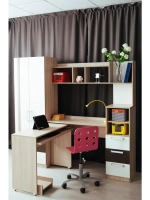 Стол компьютерный Белый 195х43х180 см