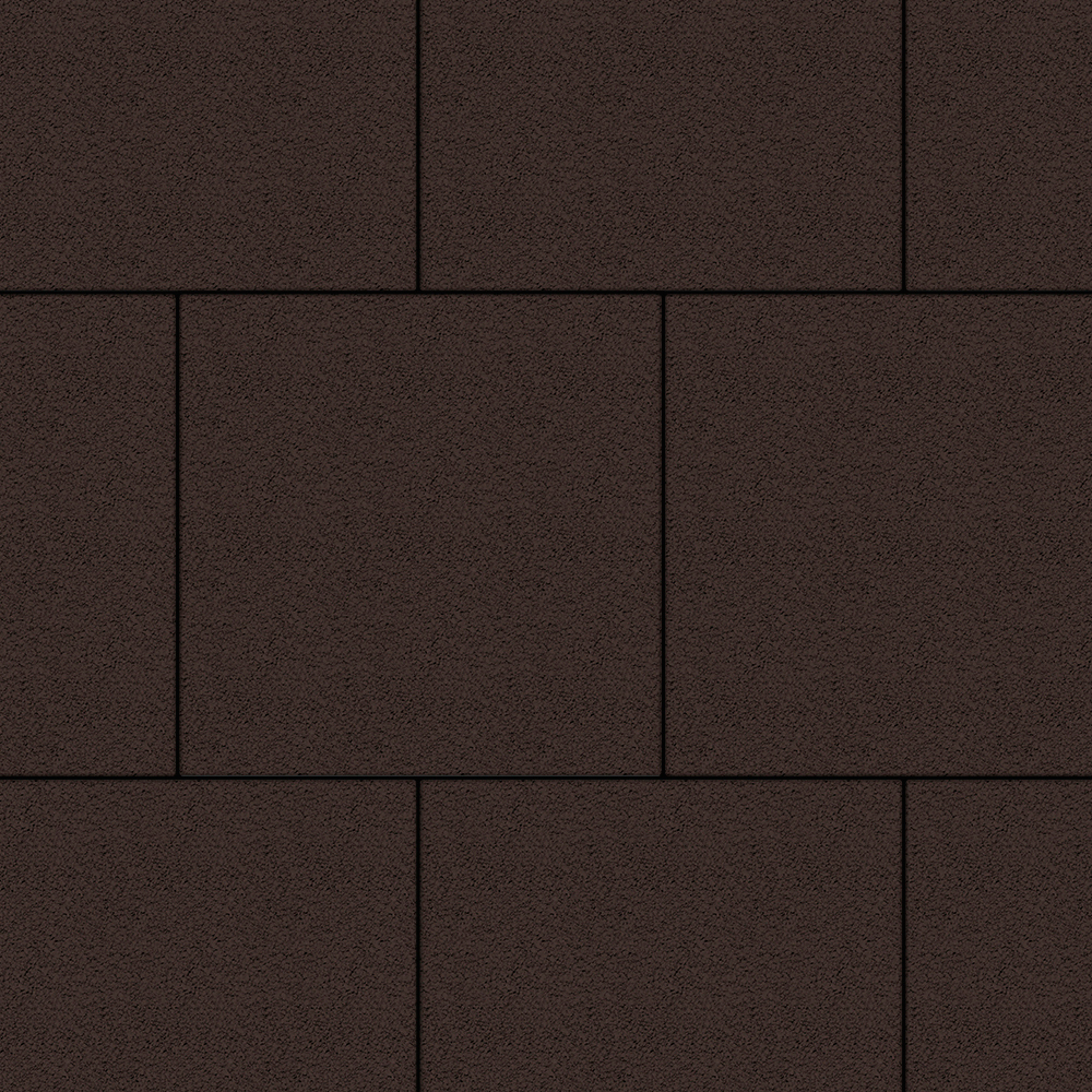 Тротуарная плитка КВАДРАТ 400х400 мм - Гранит Коричневый