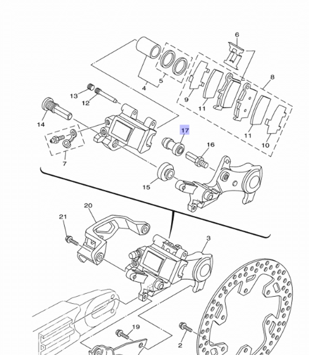 Пыльник Yamaha 1UY259375100