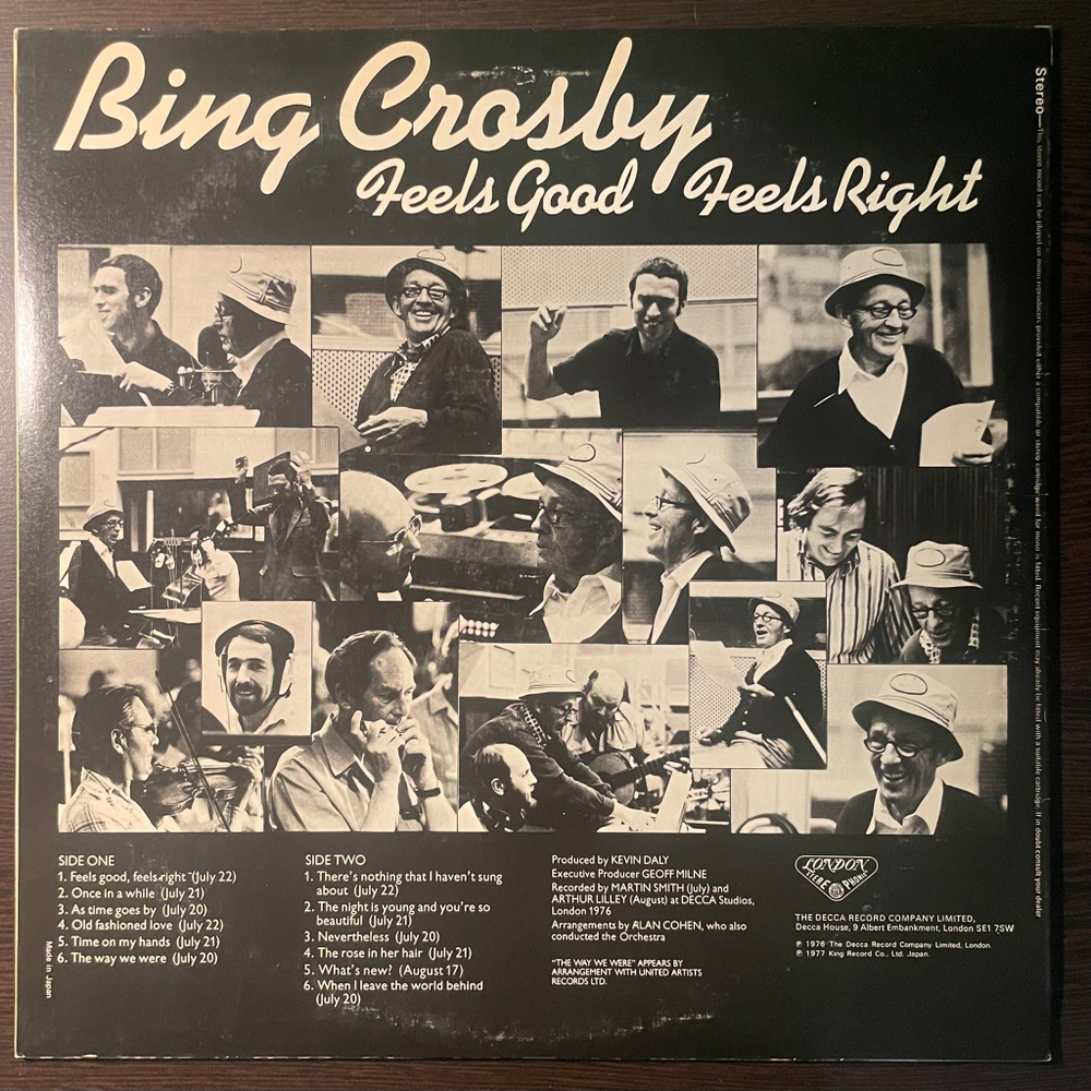 Bing Crosby – Feels Good, Feels Right (Япония)
