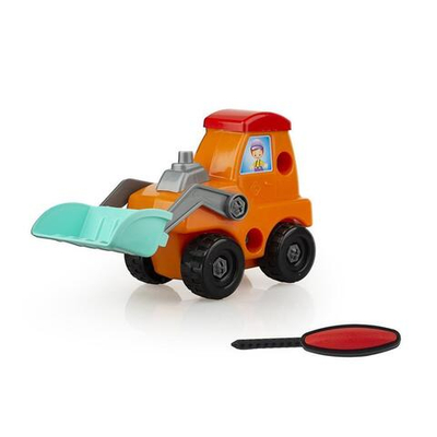 Трактор «Кузя» 19 дет., отвёртка, 22 см (Совтехстром)