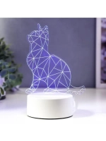 Светильник «Кот сидя» LED RGB от сети