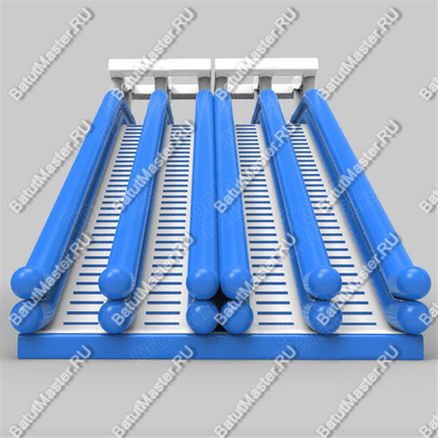 Надувная прямая водная горка «Серфер» 50*7,2*7 м