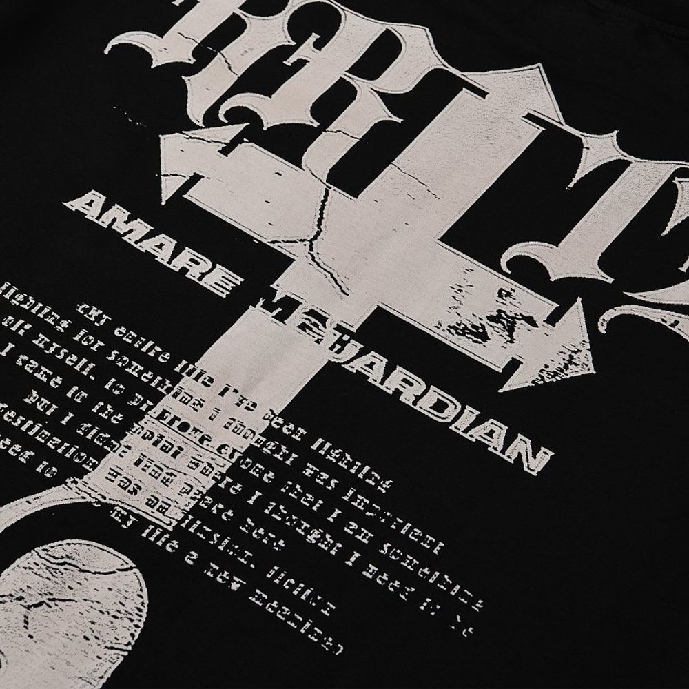 Лонгслив Heartz «Amane» Layered Kimono Черный