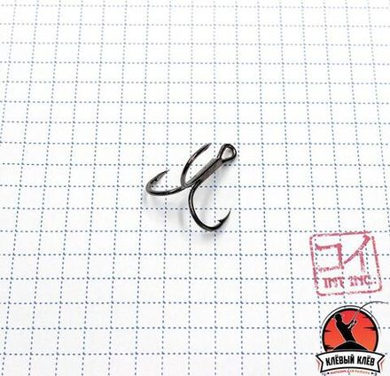 Крючок KOI "6063", размер 8 (INT), цвет BN, тройник (10 шт.)