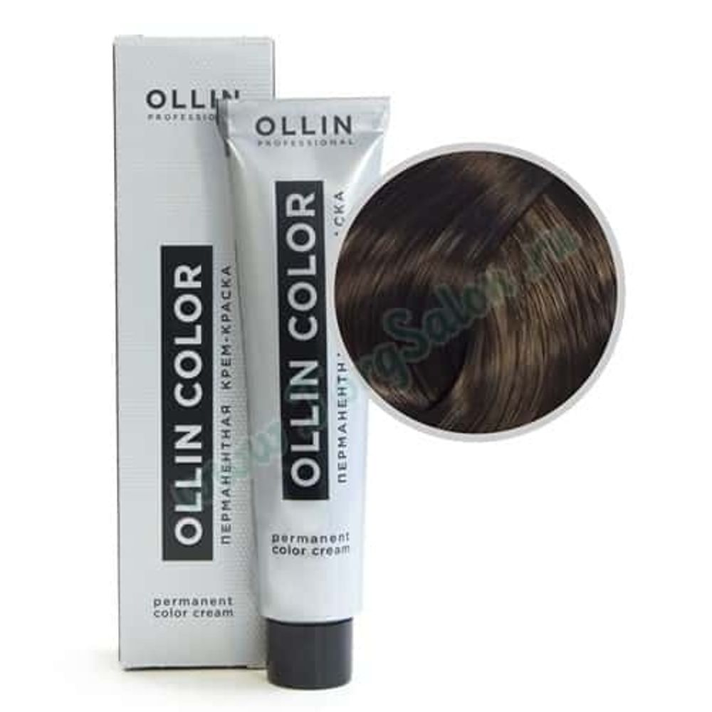 Крем краска для волос перманентная Ollin Color «Светлый шатен» 5/0