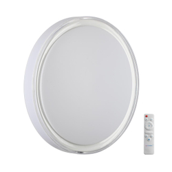 7699/EL MARON SN 000 Светильник пластик/белый LED 70Вт 3000-6000K D490 IP43 пульт ДУ LAVEN