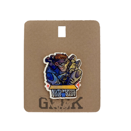 Деревянный значок Снейк