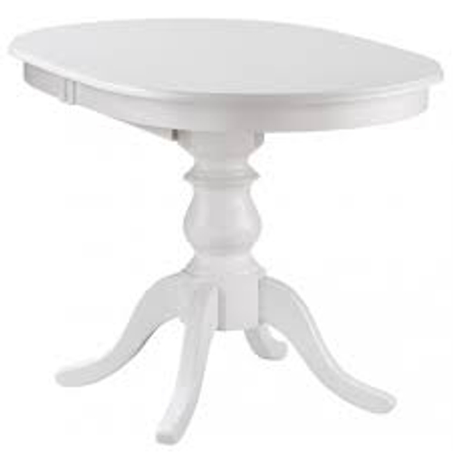 Стол Виктория Н шпон 100(140)100 СО-292 белая эмал