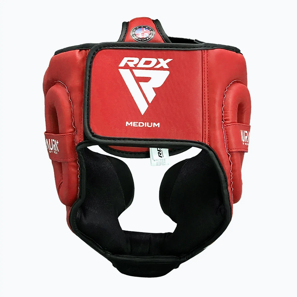 Боксёрский шлем RDX Head Guard Aura Plus T-17 red
