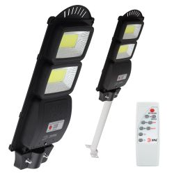 Консольный светильник ЭРА ERAKSC40-02 светодиодный уличный 40 Вт 750 Лм COB на солнечной батарее с кронштейном