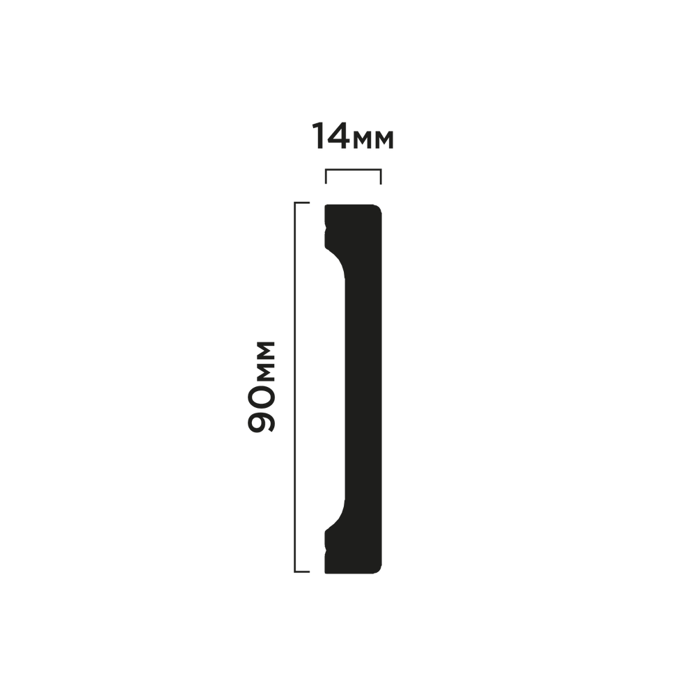 Плинтус B90V1