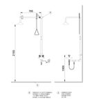 Аварийная система нерж. сталь BOCCHISF SC740 зеленый