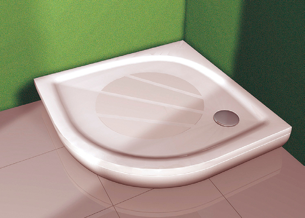 Душевой поддон из искусственного камня Ravak Elipso Pro 90х90 Flat XA237711010 Белый