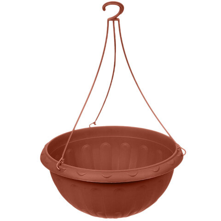 Кашпо подвесное шоколад 5 л.