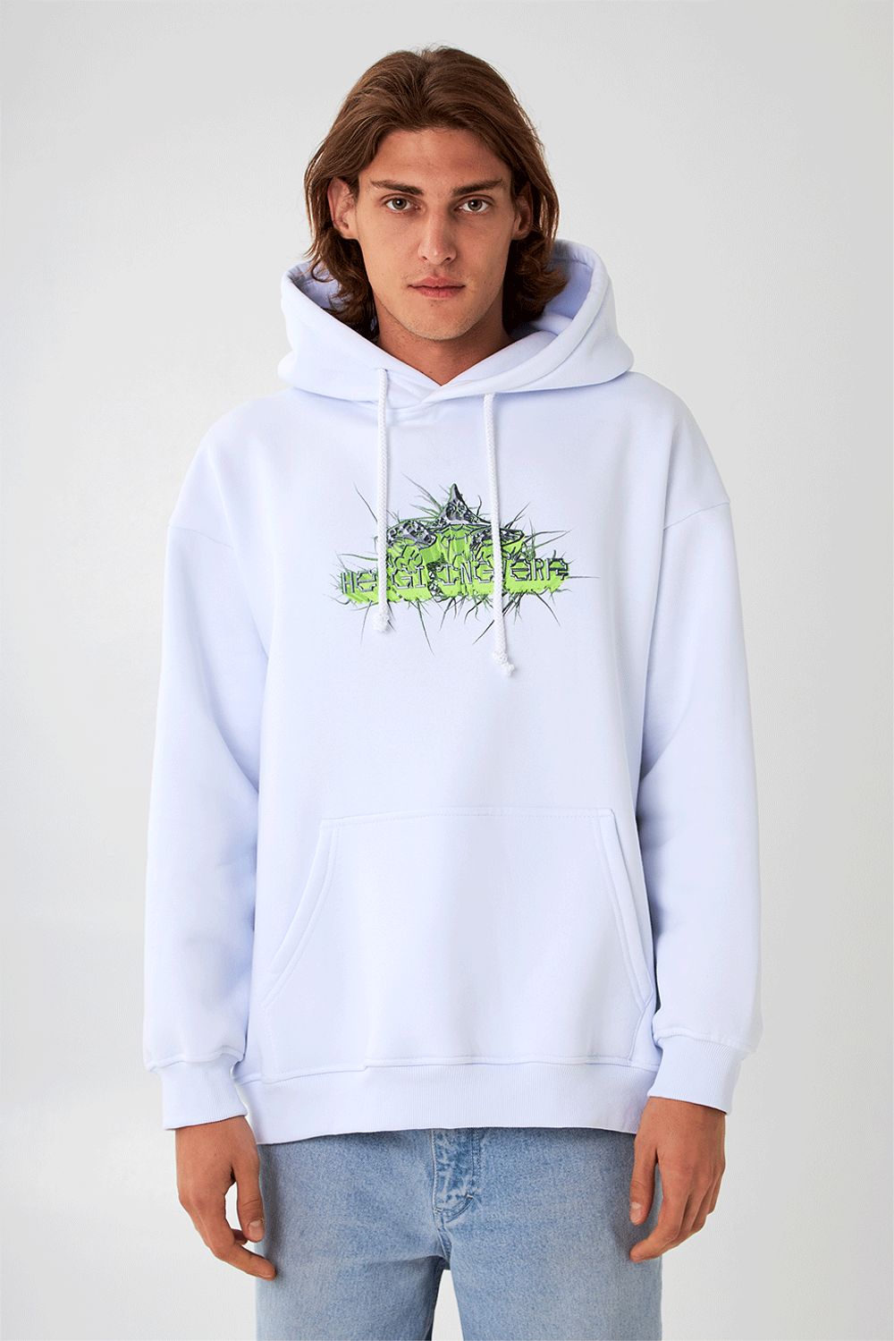 Худи Helgi Ingvarr БОРОВИЧКИ Белый