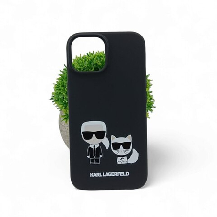 Silicone Case Karl Lagerfeld для iPhone 15 Pro