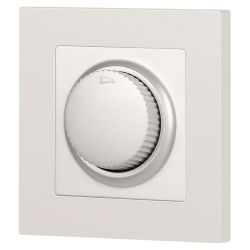 Светорегулятор Intro Accent 6-401-06 поворотный, 600Вт 230В, IP20, СУ, перламутр | Intro