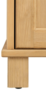 Шкаф пенал Тили двухдверный, бежевый