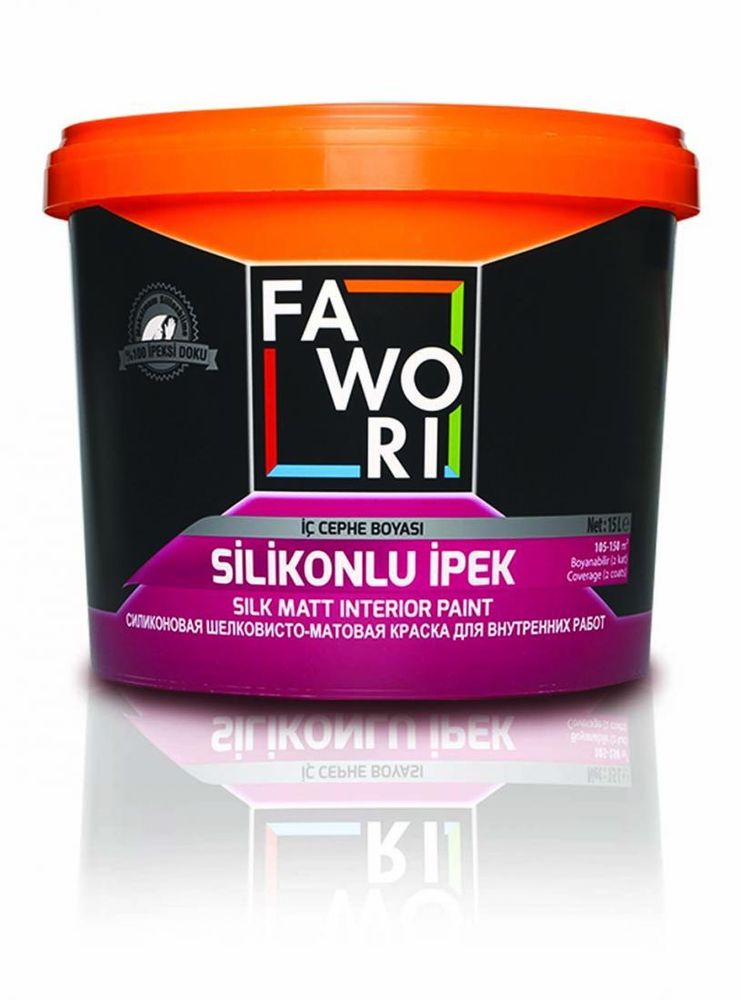 КРАСКА ВОДОЭМУЛЬСИОННАЯ FAWORI  MASTER IPEK МАТОВАЯ 2,5Л