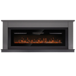 Каминокомплект: Очаг Electrolux Infinity EFP/P-1600ULS N, портал Canto Long графит, черный НС-1722876