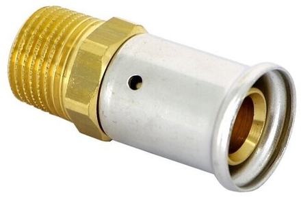 Муфта НР, HENCO(ХЕНКО) латунь пресс, 20x3/4"