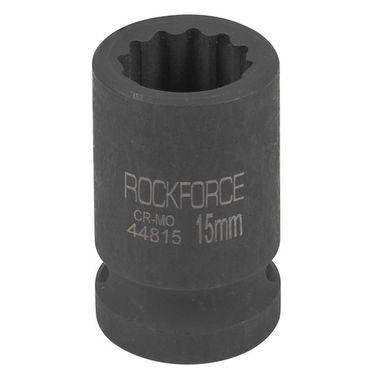 Головка ударная 1/2'', 15мм (12гр.) RockForce RF-44815