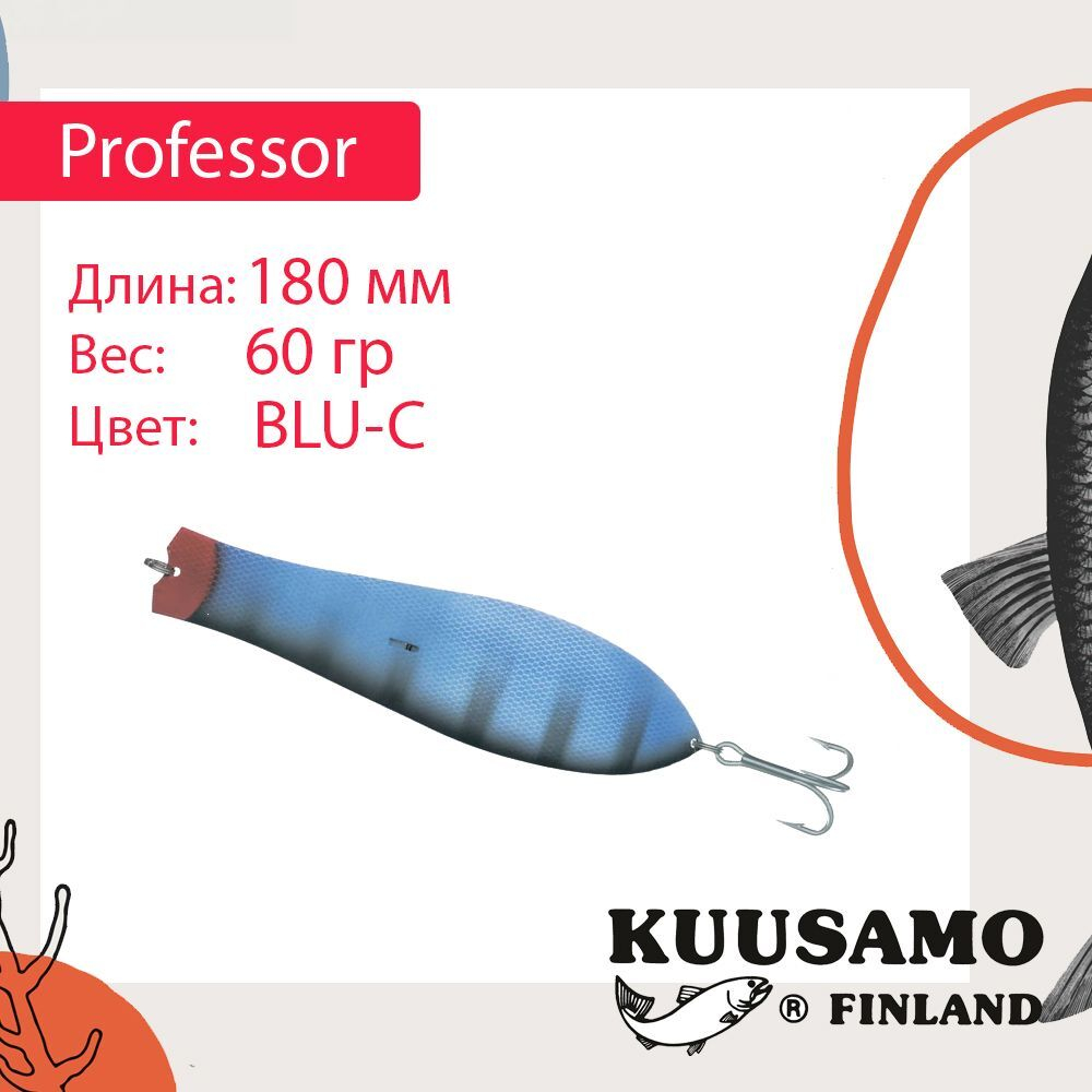 Блесна для рыбалки Kuusamo Professor