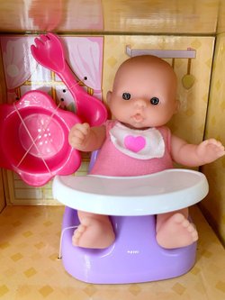 Кукольный домик в комплекте 3 пупса + аксессуаров (16755)