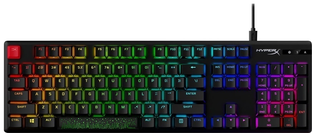 Клавиатура HyperX Alloy Origins PBT HX Red US 639N3AA#ABA черный