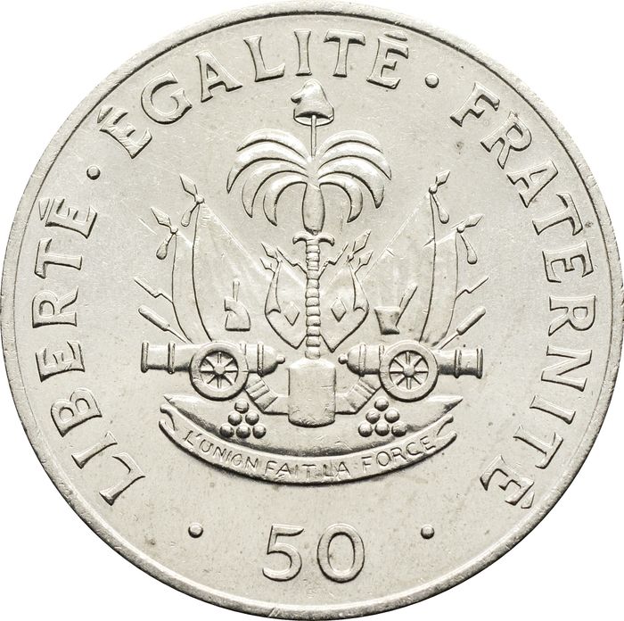 50 сантимов 1991 Гаити