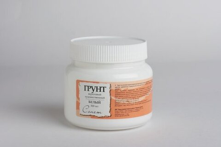 Сонет грунт акриловый художественный банка 500мл Белый