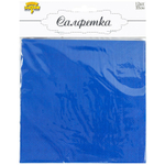 Салфетка в синем цвете, 33 см, 12 шт