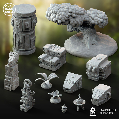 Grand Alliance Order Seraphon террейн 1 шт. миниатюра для dnd, днд, pathfinder, фентези, Настольная игра, НРИ, Варгейм, РПГ